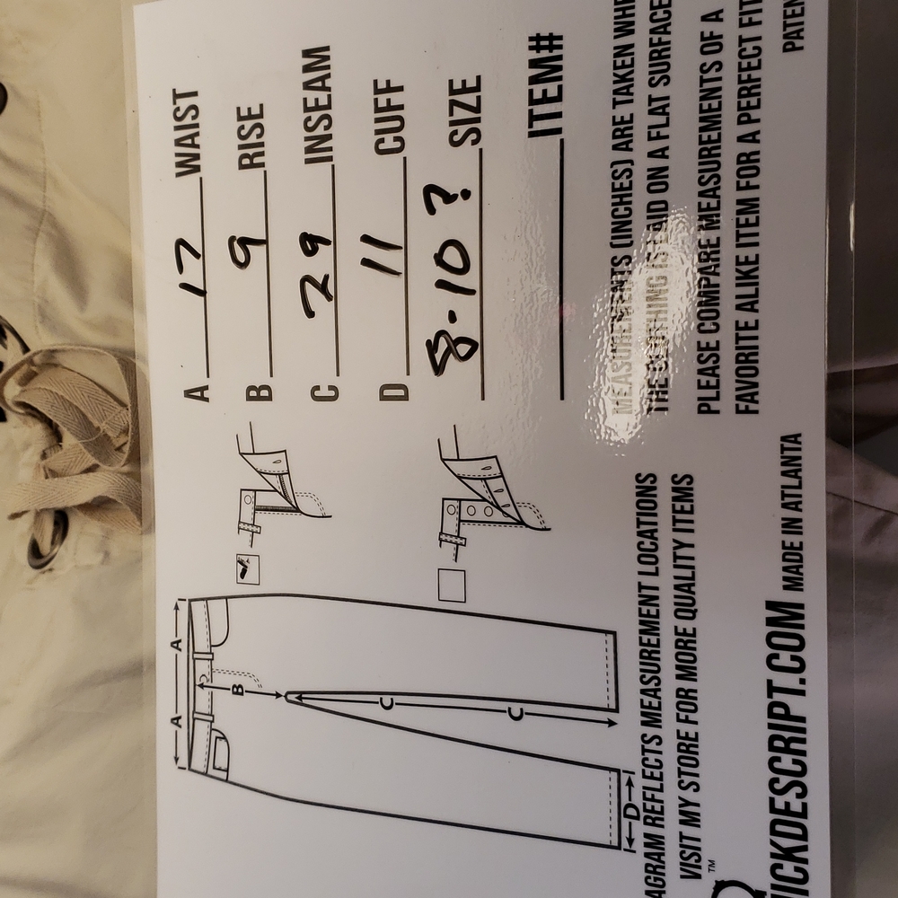 J CREW size 8-10???? Khaki pants. A 24 - Picture 8 of 8